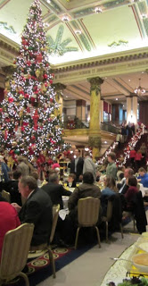 A gorgeous Jefferson Hotel in Richmond at Christmas--What a venue for a holiday wedding