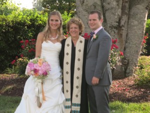 David, Kathryn and me after the wedding at Mount Ida Farm