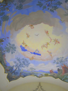 What a spiritual and beautiful ceiling mural!