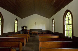 Interior, St. James Church aka Garth Chapel