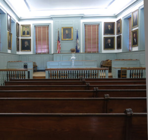 The Interior of the Hanover County Courthouse