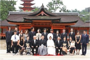 Japanese wedding party--Who ARE these people?!